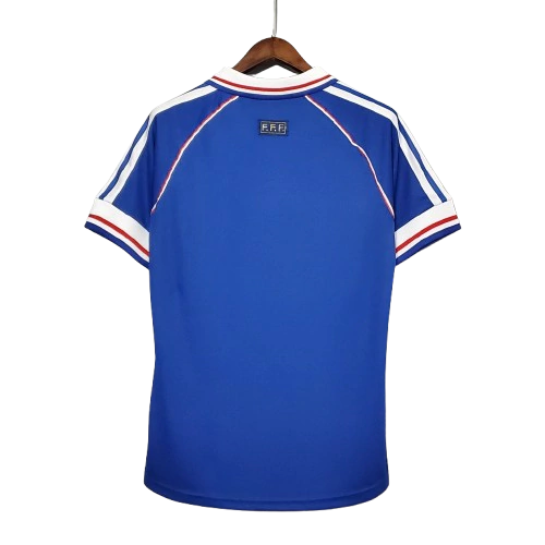 Camisa França Retrô I Home 1998 Torcedor Adidas Masculina - Azul