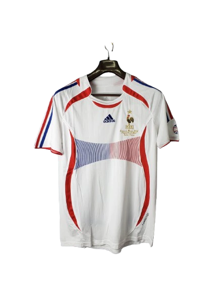 Camisa França Retrô II Away 2006 Torcedor Adidas Masculina - Branco
