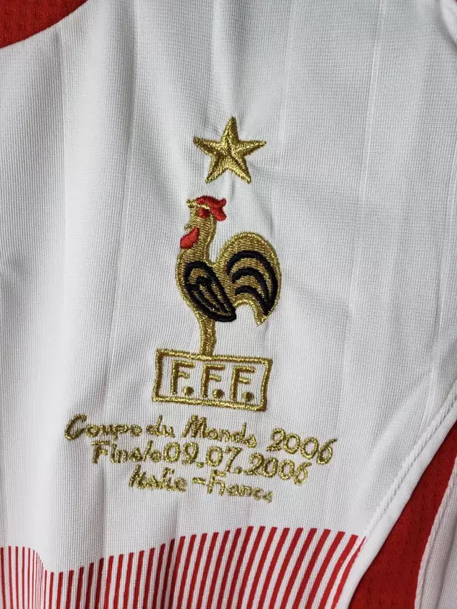 Camisa França Retrô II Away 2006 Torcedor Adidas Masculina - Branco