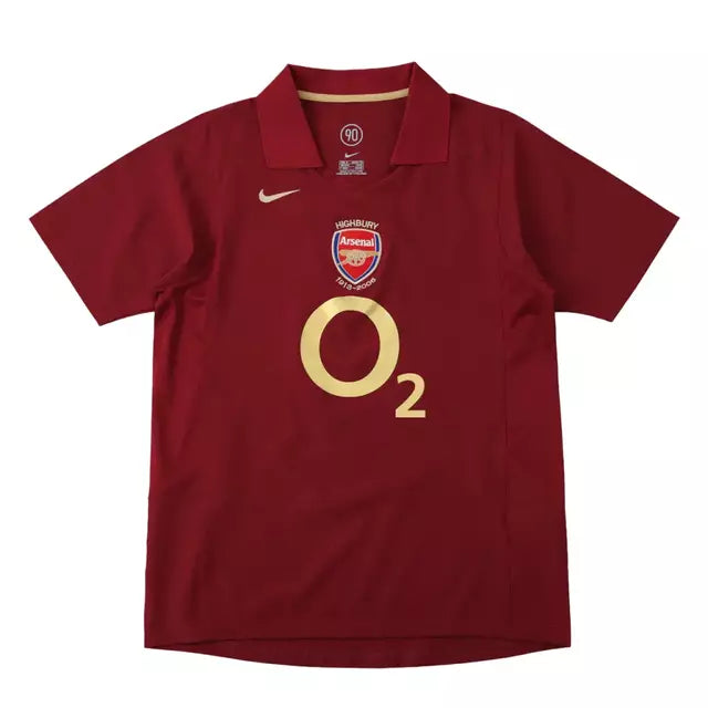 Camisa Arsenal II Retrô 05/06 Torcedor Nike Masculina -Bordo