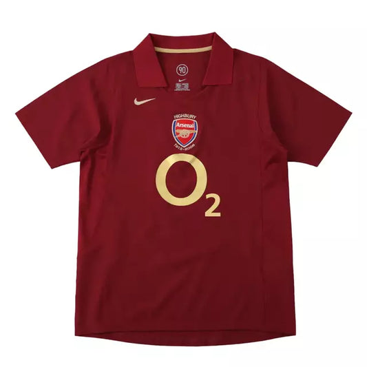 Camisa Arsenal II Retrô 05/06 Torcedor Nike Masculina -Bordo