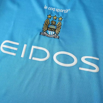 Camisa Manchester City Retrô 00/01 Masculina - Azul