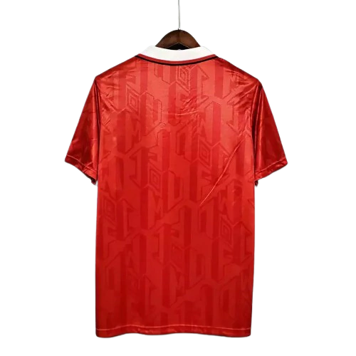 Camisa Manchester United Home I Retrô 92/94 Torcedor Masculina - Vermelho