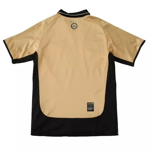 Camisa Manchester United Dupla Face 100 anos Retro Nike Masculina - Branca e Dourada