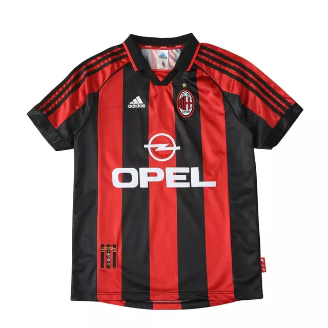 Camisa Milan Retrô Titular Home I 98/99 Torcedor Adidas Masculina - Adidas