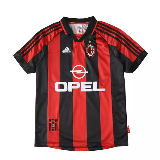 Camisa Milan Retrô Titular Home I 98/99 Torcedor Adidas Masculina - Adidas