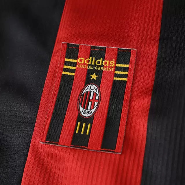 Camisa Milan Retrô Titular Home I 98/99 Torcedor Adidas Masculina - Adidas