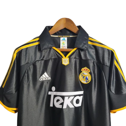 Camisa Retrô Real Madrid II 99/01 Torcedor Adidas Masculina - Preto