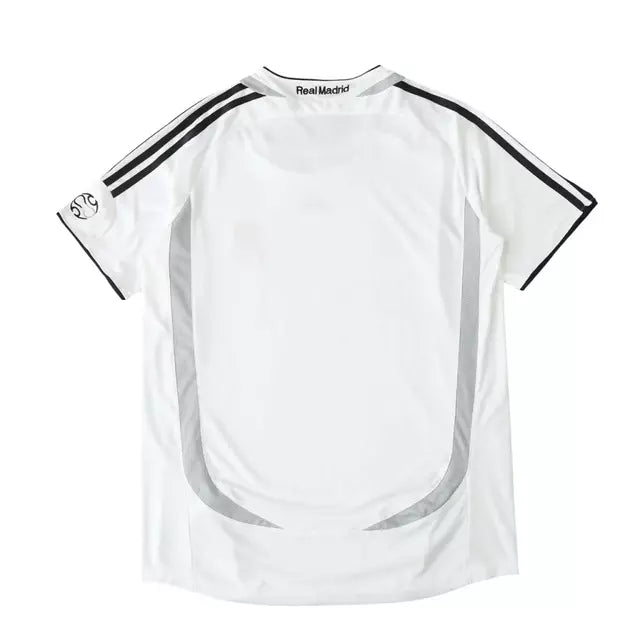 Camisa Retrô Real Madrid II 06/07 Torcedor Adidas Masculina - Branca