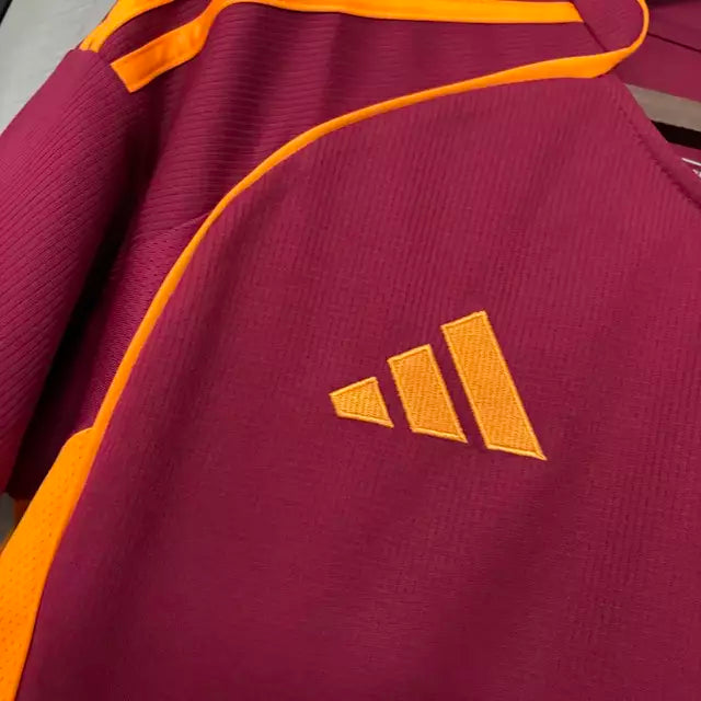 Camisa Roma I 25/26 - Torcedor Adidas Masculina - Bordo