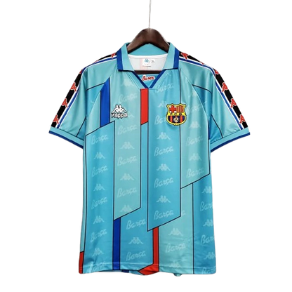 Camisa Retrô Barcelona II 96/97 Torcedor Kappa Masculina - Azul