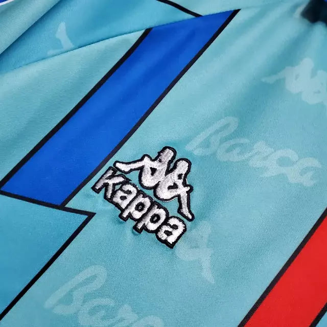 Camisa Retrô Barcelona II 96/97 Torcedor Kappa Masculina - Azul