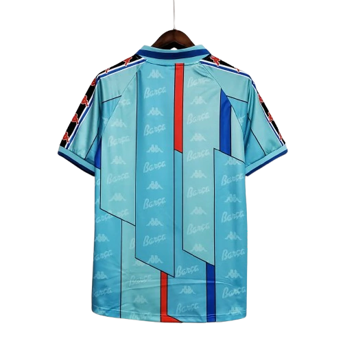 Camisa Retrô Barcelona II 96/97 Torcedor Kappa Masculina - Azul