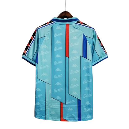 Camisa Retrô Barcelona II 96/97 Torcedor Kappa Masculina - Azul