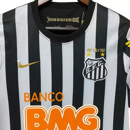 Camisa Santos II 2012/2013 Retrô Masculino Nike Branca e Preta