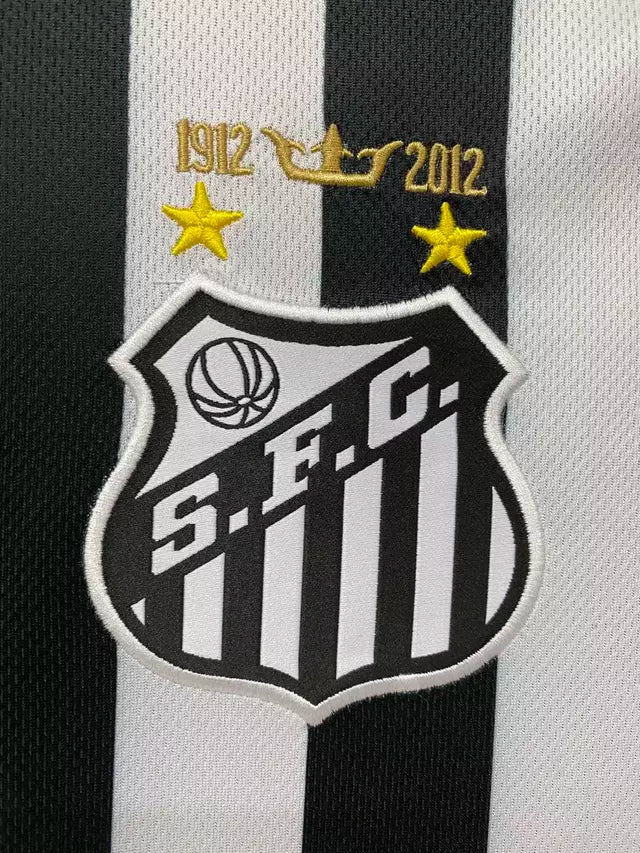 Camisa Santos II 2012/2013 Retrô Masculino Nike Branca e Preta