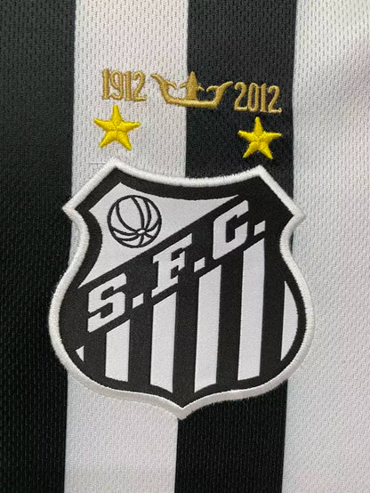 Camisa Santos II 2012/2013 Retrô Masculino Nike Branca e Preta