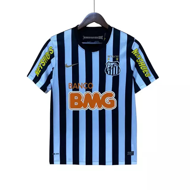 Camisa Santos II 2012/2013 Retrô Masculino Nike Branca e Preta