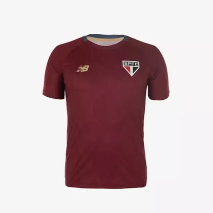 Camisa São Paulo Treino 25/26 Masculina - Vinho- New Balance