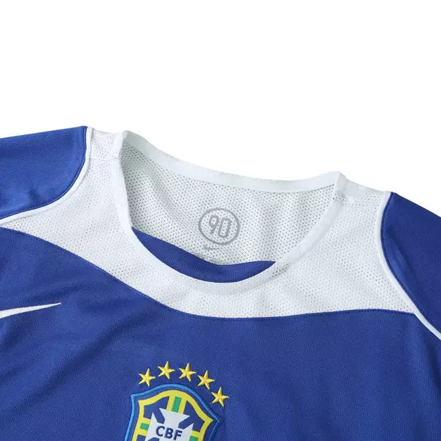 Camisa Brasil II 04/05 TOTAL 90 Retro Nike Masculina - Azul
