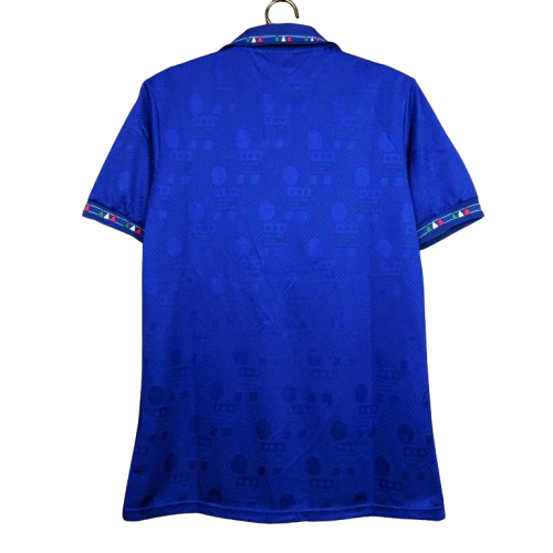 Camisa Retrô seleção Italia Home I 1994 Torcedor Masculina - Azul