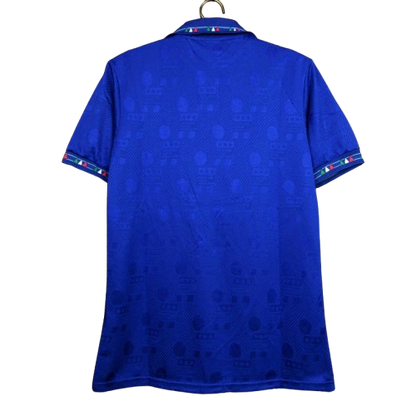 Camisa Retrô seleção Italia Home I 1994 Torcedor Masculina - Azul