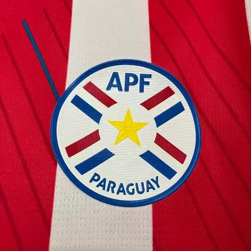 Camisa Seleção do Paraguay I 24/25 Torcedor Puma Masculina - Vermelha e Branca