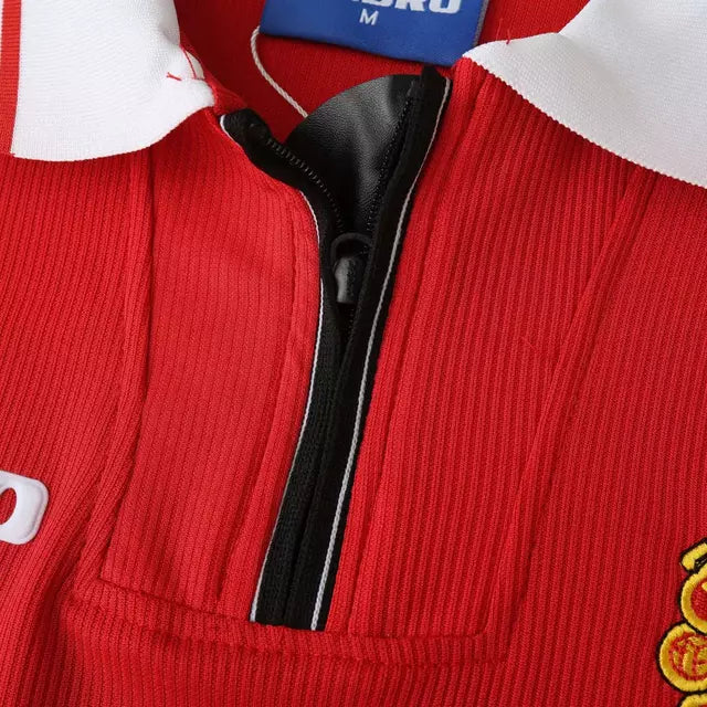 Camisa Manchester United Home Retrô 98/99 Torcedor Masculina - Vermelho