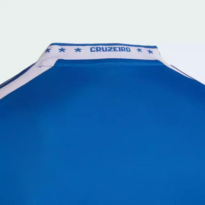 Camisa Cruzeiro I 25/26 Torcedor Adidas Masculina - Azul e Branca