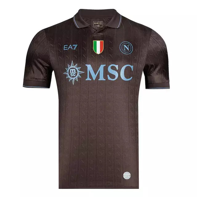 Camisa Napoli III 25/26 - Torcedor Masculina - Preta