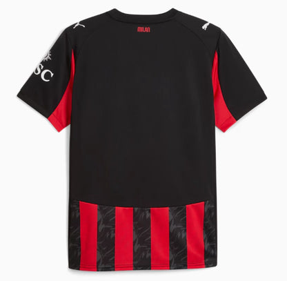 Camisa AC Milan I 25/26 - Torcedor Puma Masculina - Vermelha e preta