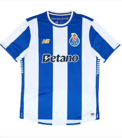 Camisa FC Porto I 25/26 Torcedor New Balance Masculina - Azul e Branca