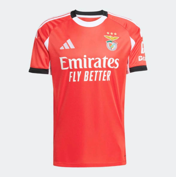 Camisa Benfica I 25/26 - Torcedor Adidas Masculina - Vermelha