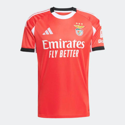 Camisa Benfica I 25/26 - Torcedor Adidas Masculina - Vermelha