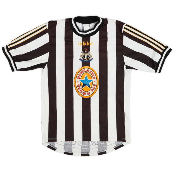 Camisa Newcastle United I Retrô 97/99 Torcedor Nike Masculina - Preto e Branco ( Imagem Ilustrativa )