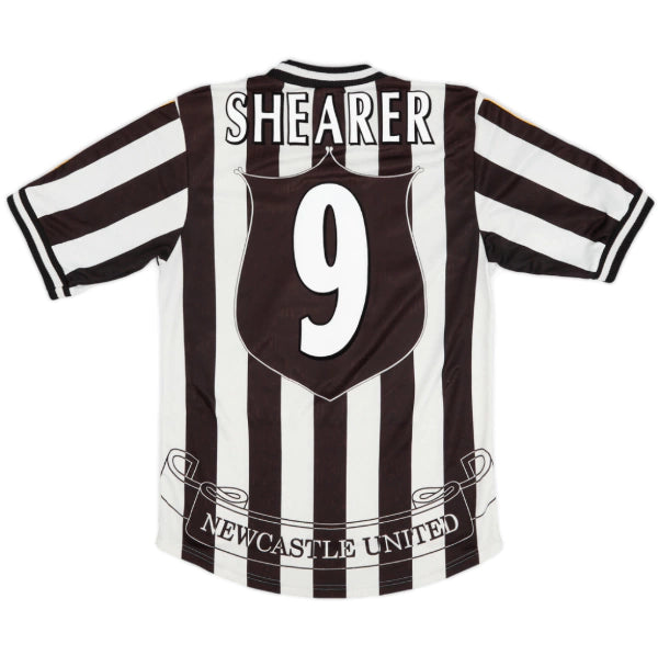 Camisa Newcastle United I Retrô 97/99 Torcedor Nike Masculina - Preto e Branco ( Imagem Ilustrativa )