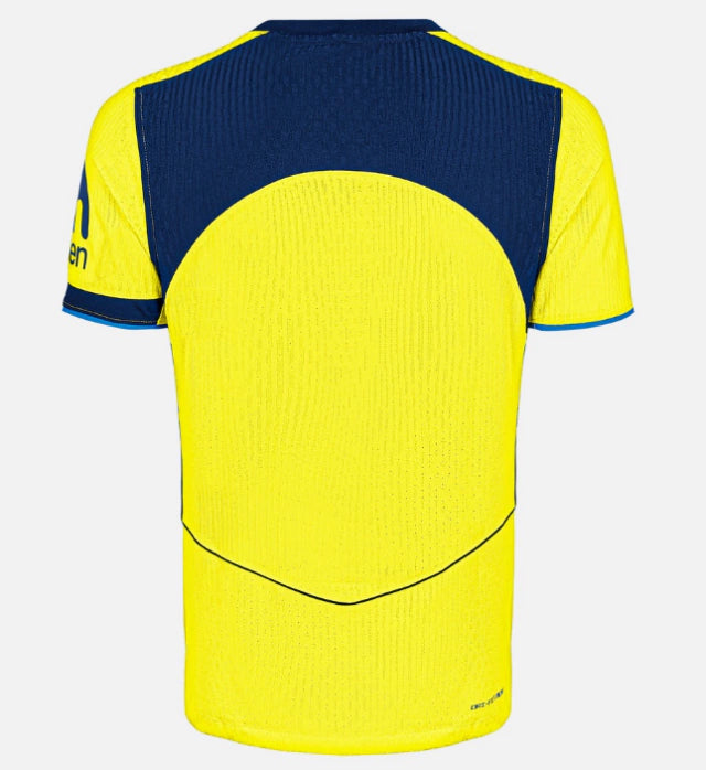 Camisa Tottenham II 25/26 TOTAL 90 Nike Torcedor Masculina Amarela