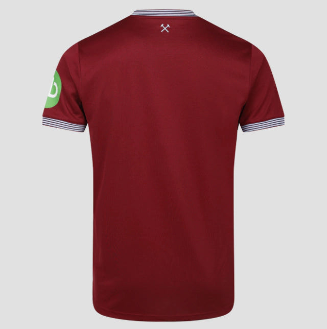 Camisa West Ham I 25/26 Umbro - Torcedor Masculina - Bordo