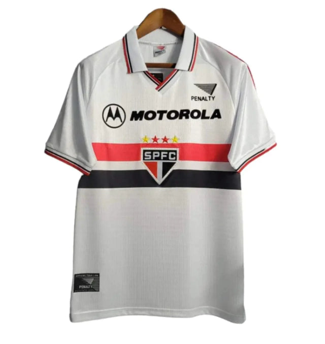 Camisa São Paulo I Retrô Penalty 2000 Motorola
