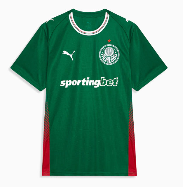 Camisa Palmeiras Torcedor - 26/27 - Verde - SportingBet - PRÉ VENDA