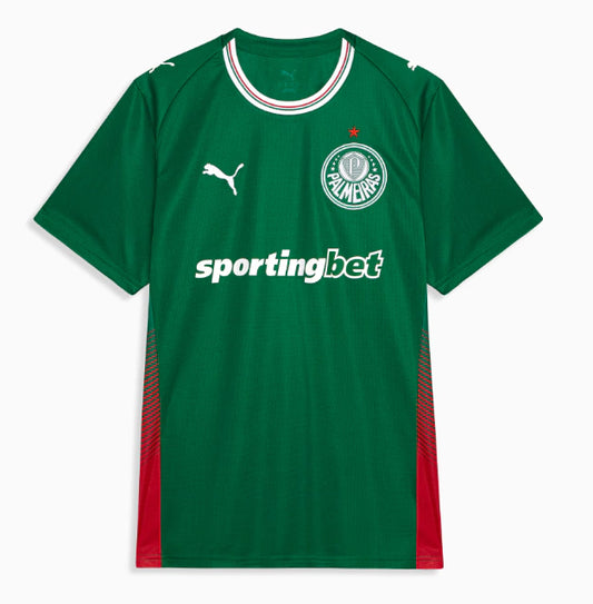 Camisa Palmeiras Torcedor - 26/27 - Verde - SportingBet - PRÉ VENDA