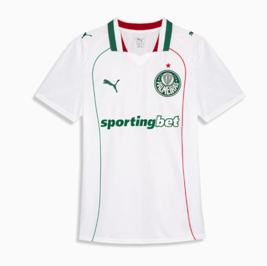 Camisa Palmeiras Torcedor - 26/27 - Branca- SportingBet - PRÉ VENDA