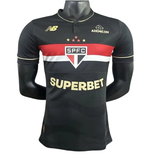 Camisa Jogador São Paulino - 25/26 Preta III New Balance - Preta