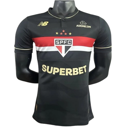 Camisa Jogador São Paulino - 25/26 Preta III New Balance - Preta