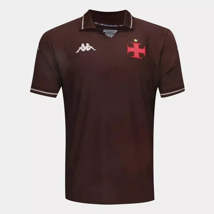 Camisa Vasco da Gama III 25/26 Torcedor Kappa Masculina - Marrom