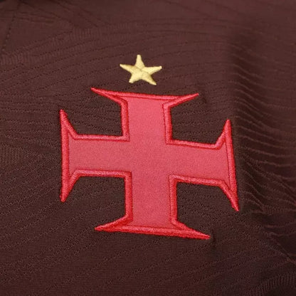 Camisa Vasco da Gama III 25/26 Torcedor Kappa Masculina - Marrom