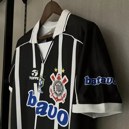 Camisa Corinthians II 1999 Retrô Masculino Preta