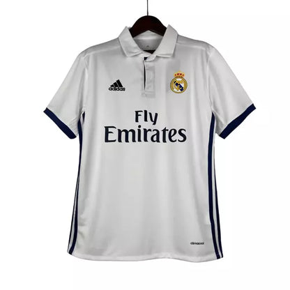 Camisa Real Madrid Home 2016/17 Retrô Masculino Adidas Branca