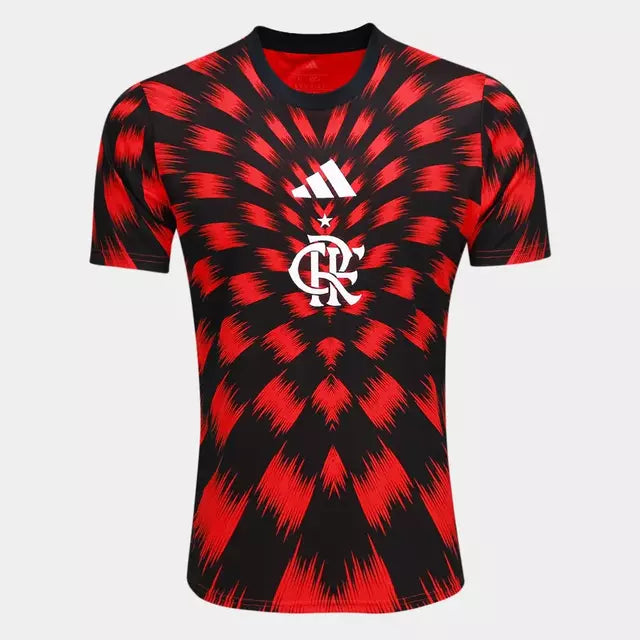 Camisa Flamengo Pré Jogo 25/26 - Rubro Negra