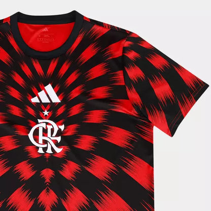 Camisa Flamengo Pré Jogo 25/26 - Rubro Negra